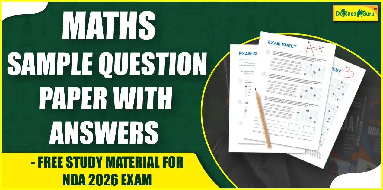Maths Sample Question Paper with Answers
